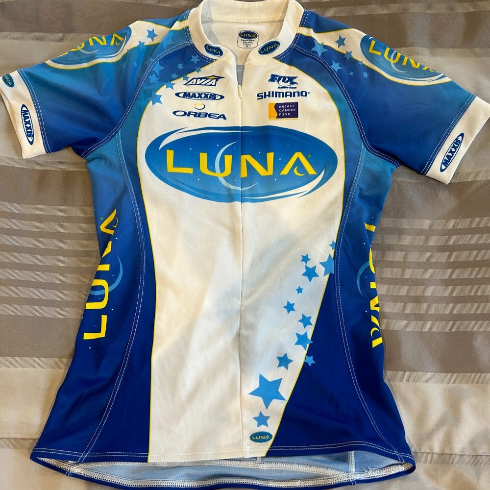 Luna women's road bike bicycle jersey size small